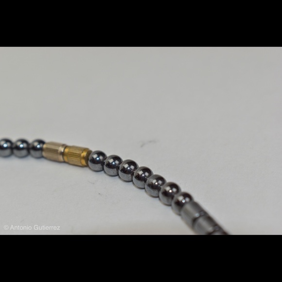 Hematite Necklace & Earrings - Picture 7 of 7